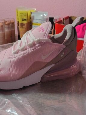 Nike Pink and Gray Air Max 270 Inspired Sneaker